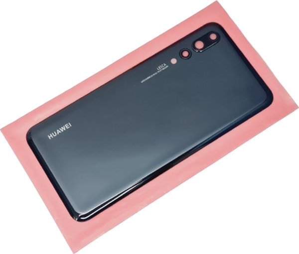 Huawei Uyumlu P20 PRO Arka Pil Batarya Kapağı (CAM) FULL KAMERE LENSİ  SİYAH - Image 1