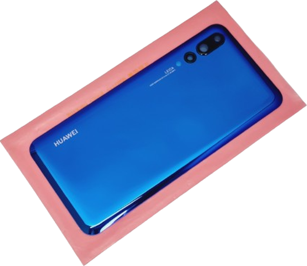 Huawei Uyumlu P20 PRO Arka Pil Batarya Kapağı (CAM) FULL KAMERE LENSİ MAVİ - Image 1
