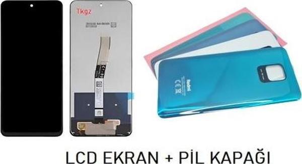 Xiaomi Redmi NOTE 9S LCD Ekran + Arka Kapak BEYAZ - Image 1