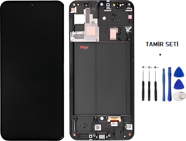 Tkgz - Samsung Galaxy A50 - SM-A505 Lcd Ekran Dokunmatik - A - Kalite ÇITALI + TAMİR SETİ - Image 1