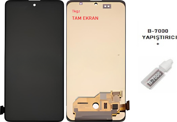 Tkgz - Samsung Galaxy A51 - SM-A515 Lcd Ekran Dokunmatik - A - Kalite + B-7000 - Image 1