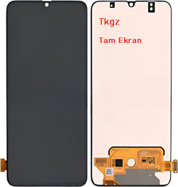 Tkgz - Samsung Galaxy A70 - SM-A705 Lcd Ekran Dokunmatik - A - Kalite - Image 1