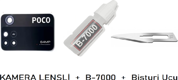 Xiaomi POCO M4 PRO  Arka Kamera Lensiz CAM + B-7000 - Image 1