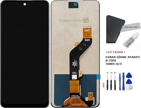 İnfinix Hot 20 Play Lcd Dokunmatik Ekran Orijinal Kalite + B-7000 + TAMİR SETİ - Image 1