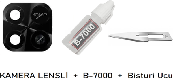 Xiaomi Redmi 10A Arka Kamera Lensi CAM + B-7000 - Image 1