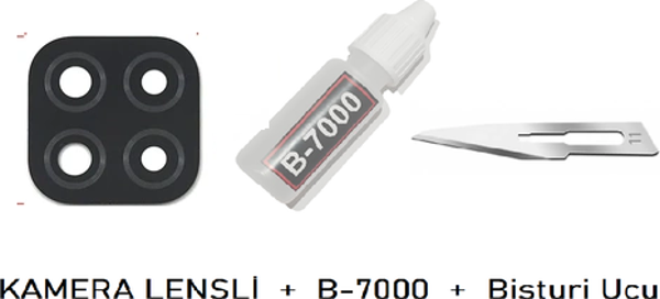 Xiaomi Redmi 9C Arka Kamera Lensi CAM + B-7000 - Image 1