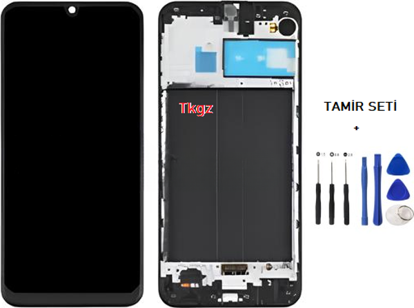 Tkgz - Samsung Galaxy M30 - SM-M305 Lcd Ekran Dokunmatik - A - Kalite ÇITALI + TAMİR SETİ - Image 1
