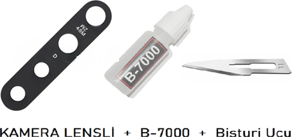 Xiaomi Redmi NOTE 8 Arka Kamera Lensi CAM + B-7000 - Image 1