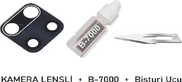 Xiaomi Redmi NOTE 9 PRO Arka Kamera Lensi CAM + B-7000 - Image 1