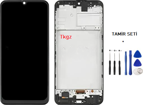 Tkgz - Samsung Galaxy M31 - SM-M315 Lcd Ekran Dokunmatik - A - Kalite ÇITALI + TAMİR SETİ - Image 1