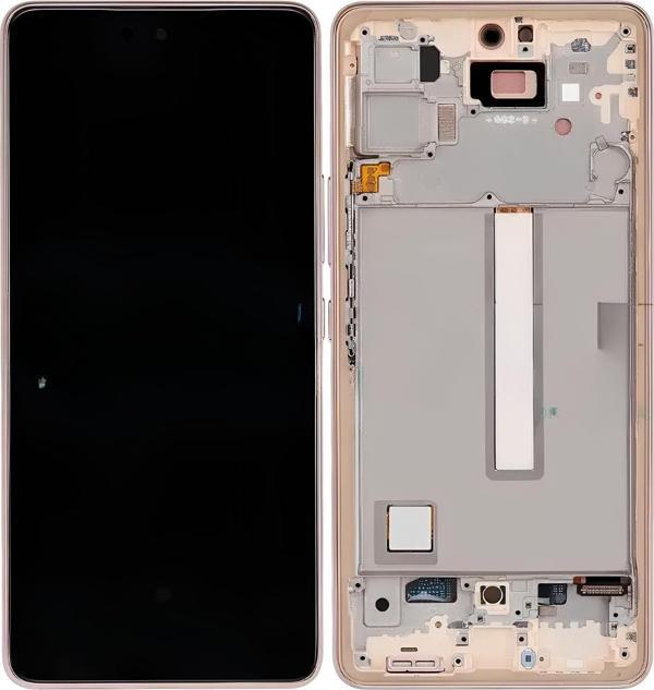 Samsung Galaxy A53 -5G Lcd Ekran Dokunmatik Orijinal Kalite ÇITALI  GOLD - Image 1