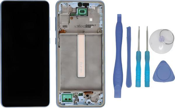 Samsung Galaxy A33 5G SM-A336 Lcd Ekran Dokunmatik - A -Kalite ÇITALI MAVİ + TAMİR SETİ - Image 1
