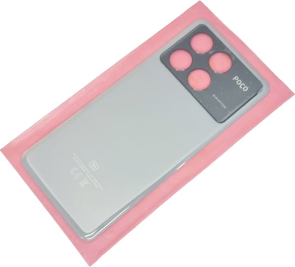 Xiaomi POCO X6 PRO Arka Pil Batarya Kapağı GRİ - Image 1