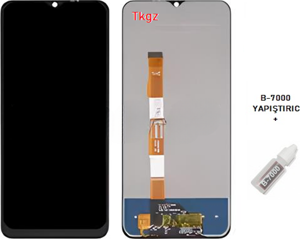 Tkgz - Vivo Y21 Lcd Ekran Dokunmatik -A- Kalite + B-7000 - Image 1