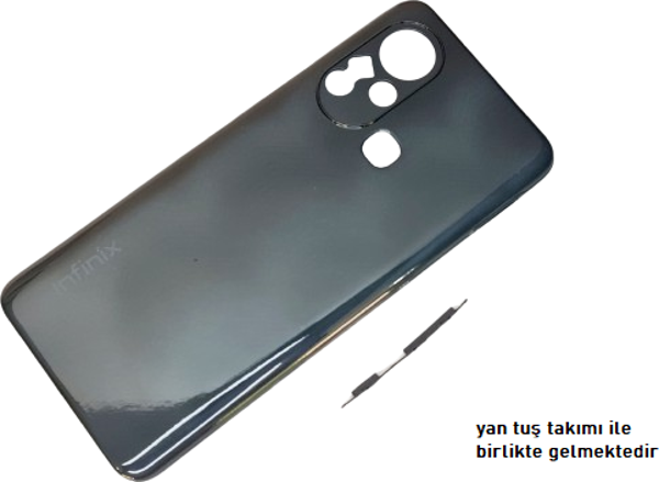 Infinix HOT 11S KASA Arka Pil Batarya Kapağı SİYAH - Image 1