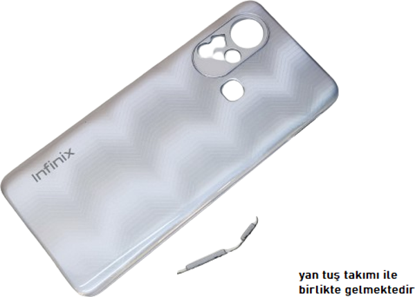 Infinix HOT 11S KASA Arka Pil Batarya Kapağı GRİ - Image 1