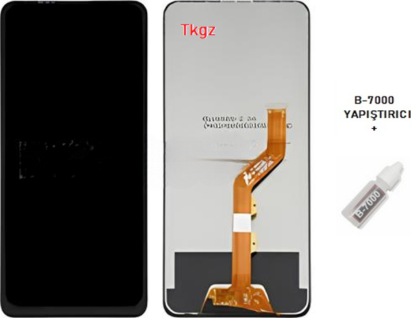 Tkgz - İnfinix S5 PRO Lcd Ekran Dokunmatik -A- Kalite + B-7000 - Image 1