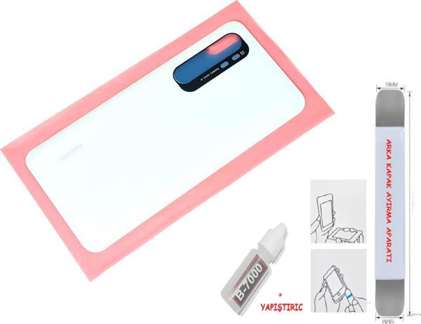 Xiaomi Mi NOTE 10 Lite Arka Kapak CAM beyaz + B-7000 - SÖKME APARATI - Image 1