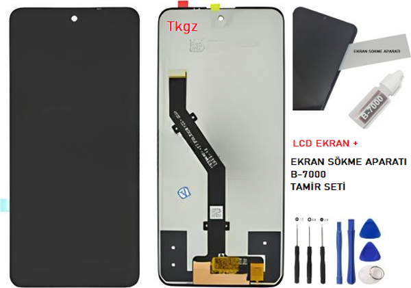 Tkgz - Omix X400 Lcd Ekran Dokunmatik Orijinal Kalite + B-7000 + SET - Image 1