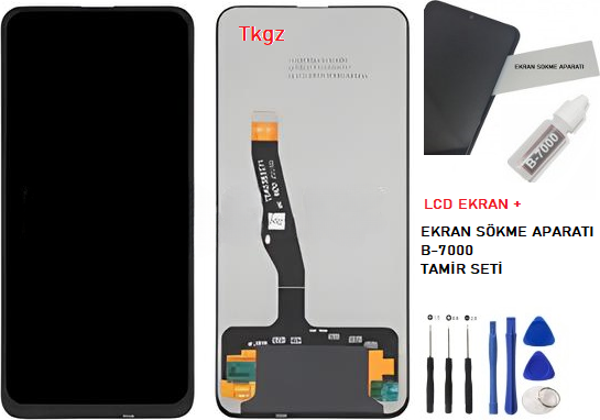 Tkgz - P Smart PRO Lcd Ekran Dokunmatik Orijinal Kalite + B-7000 + TAMİR SETİ - Image 1