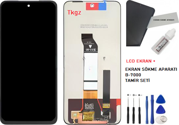 Tkgz - Xiaomi POCO M3 PRO Lcd Ekran Dokunmatik -A- Kalite + B-7000 + TAMİR SETİ - Image 1