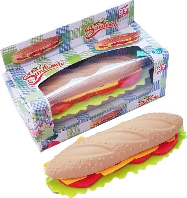 Oyuncak Sandviç Oyun Seti Evcilik Oyunu Mutfak Oyuncakları - Image 1