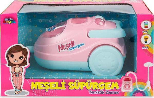 Pilli Elektrikli Süpürge Sesli Işıklı Eğitici Oyuncak Evcilik Oyun Seti - Image 1