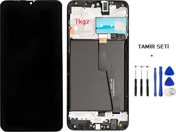 Tkgz - Samsung Galaxy M10 - SM-M105 Uyumlu Lcd Ekran Dokunmatik Orijinal ÇITALI + TAMİR SETİ - Image 1