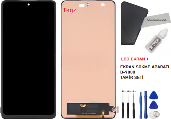 Tkgz - Xiaomi Mİ 11T Lcd Ekran Dokunmatik -A- Kalite + B-7000 + TAMİR SETİ - Image 1