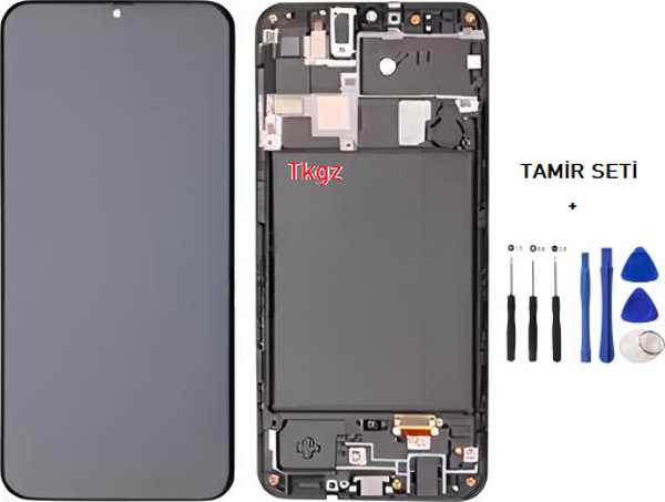 Tkgz - Samsung Galaxy A20 - SM-A205 Uyumlu Lcd Ekran Dokunmatik Orijinal ÇITALI + TAMİR SETİ - Image 1