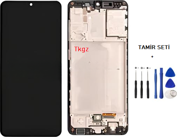 Tkgz - Samsung Galaxy A31 - SM-A315 Uyumlu Lcd Ekran Dokunmatik Orijinal ÇITALI + TAMİR SETİ - Image 1