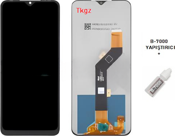 Tkgz - İnfinix HOT 11 PLAY Uyumlu Lcd Ekran Dokunmatik Orijinal + B-7000 - Image 1