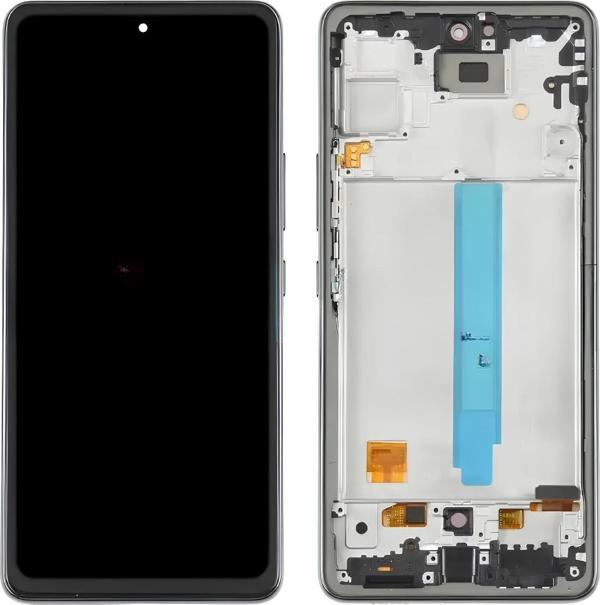 Samsung Galaxy A53 -5G Uyumlu Lcd Ekran Dokunmatik SERVİS Orijinali ÇITALI SİYAH - Image 1