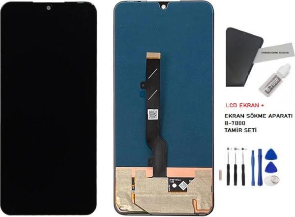 İnfinix Zero 20 Lcd Dokunmatik Ekran SERVİS Orijinali + b-7000 + TAMİR SETİ - Image 1