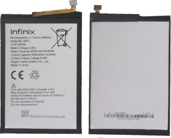 Infinix Smart 6 PLUS Uyumlu Batarya Pil Sıfır Orijinal - Image 1