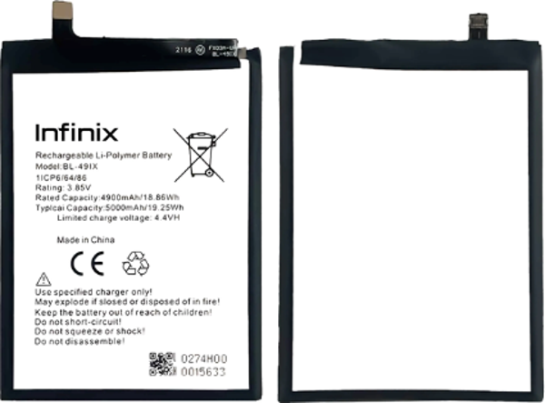 Infinix ZERO X Uyumlu Batarya Pil Sıfır Orijinal - Image 1