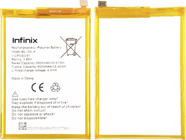 Infinix Smart 4C Uyumlu Batarya Pil Sıfır Orijinal - Image 1