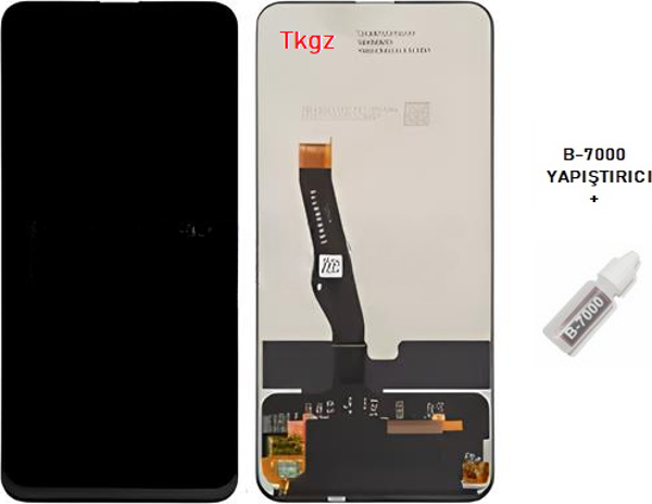 Honor 9X Uyumlu Lcd Ekran Dokunmatik SERVİS Orijinali + B-7000 - Image 1