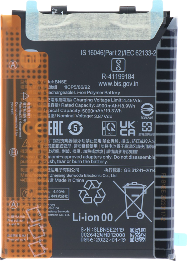Xiaomi POCO X4 PRO - BN 5E - Uyumlu Batarya Pil Sıfır Orijinal - Image 1