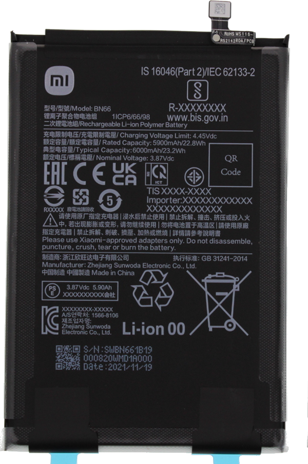 Xiaomi POCO C40 - BN 66 - Uyumlu Batarya Pil Sıfır Orijinal - Image 1