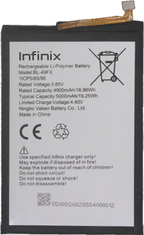 Infinix HOT 8 Uyumlu Batarya Pil Sıfır Orijinal - Image 1