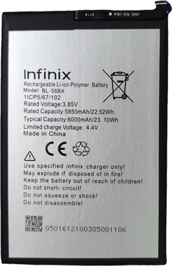 Infinix HOT 10 PLAY Uyumlu Batarya Pil Sıfır Orijinal - Image 1