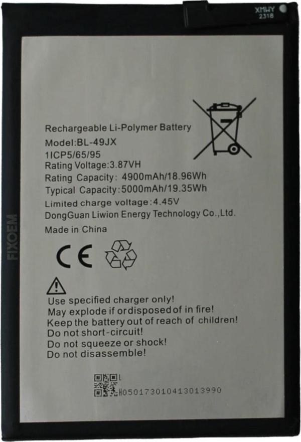 Infinix HOT 30İ Uyumlu Batarya Pil Sıfır Orijinal - Image 1