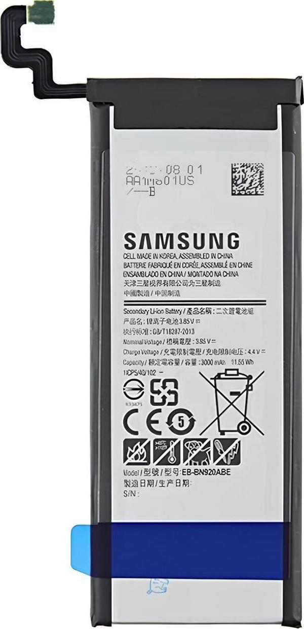 Samsung Galaxy NOTE 5 - SM-N920 Uyumlu Batarya Pil Sıfır Orijinal - Image 1