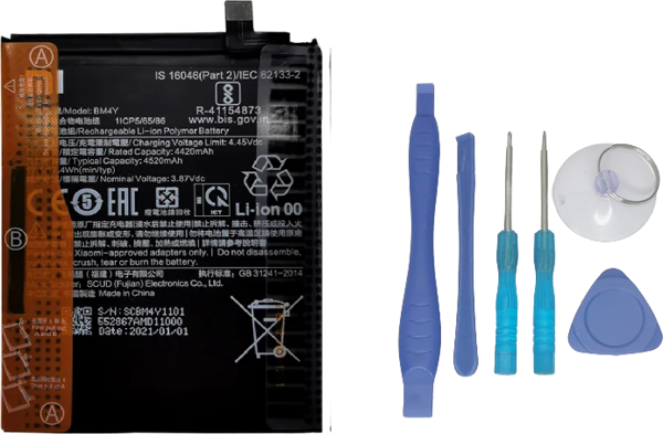 Xiaomi Redmi K40 - BM 4Y - Uyumlu Batarya Pil Sıfır Orijinal + TAMİR SETİ - Image 1