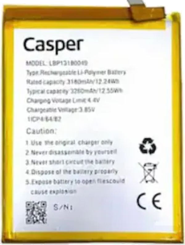 Casper Via A4 Uyumlu Batarya Pil Sıfır Orijinal - Image 1