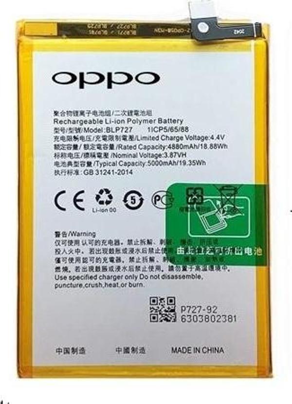 Oppo A5 2020 - BLP727 - Uyumlu Batarya Pil Sıfır Orijinal - Image 1
