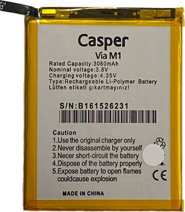 Casper Via M1 Uyumlu Batarya Pil Sıfır Orijinal - Image 1