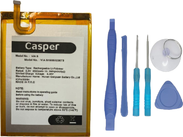 Casper Via S Uyumlu Batarya Pil Sıfır Orijinal + TAMİR SETİ - Image 1