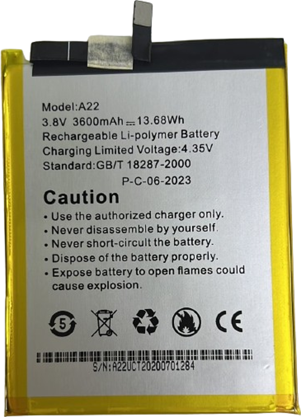 Hiking A22 Uyumlu Batarya Pil Sıfır Orijinal - Image 1